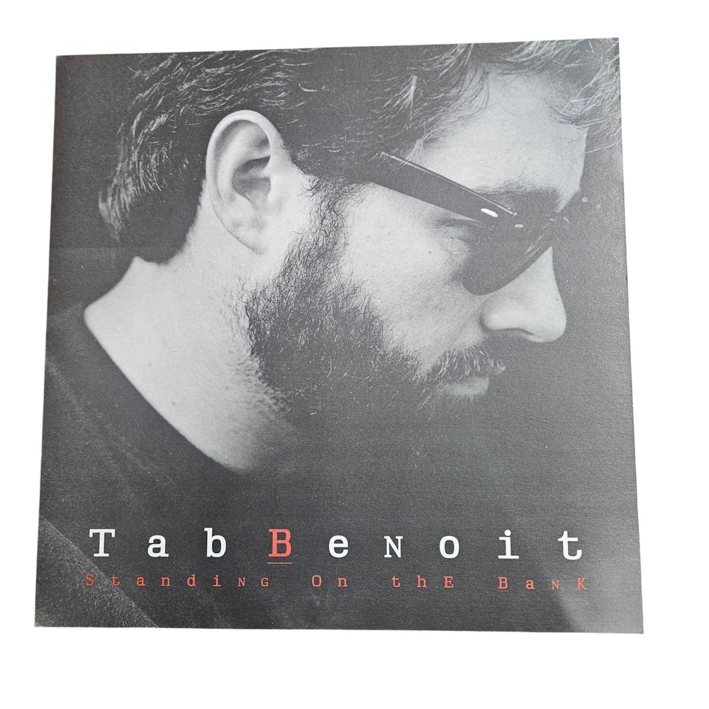 Tab Benoit Standing On The Bank 1999 Promo‎ Flat Poster 12x12 D/S Rock, Blues